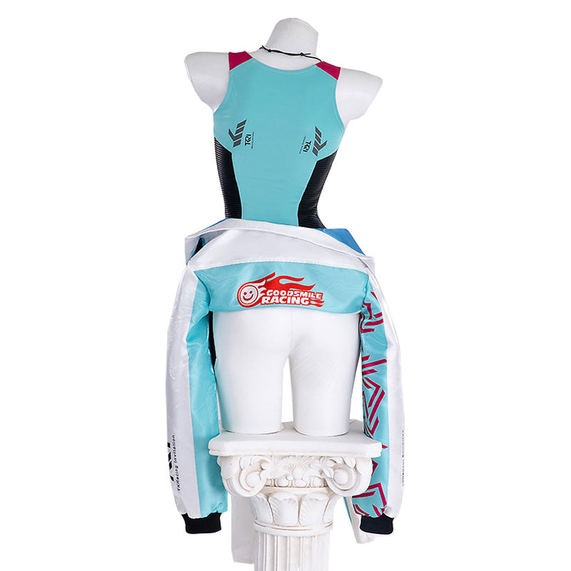 Hatsune Miku Vocaloid Kyojo Cup 2024 Racing Miku Cosplay Costume