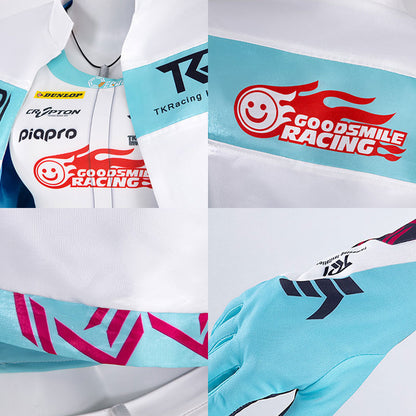 Hatsune Miku Vocaloid Kyojo Cup 2024 Racing Miku Cosplay Costume