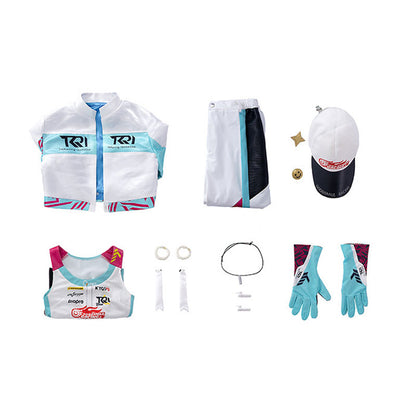 Hatsune Miku Vocaloid Kyojo Cup 2024 Racing Miku Cosplay Costume