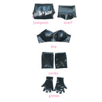 Hazbin Hotel Angel Dust Black Outfit Cosplay Costume