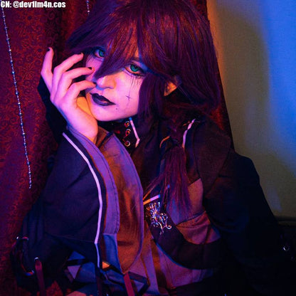Hell's Paradise: Jigokuraku Yuzuriha of Keishu Purple Cosplay Wigs