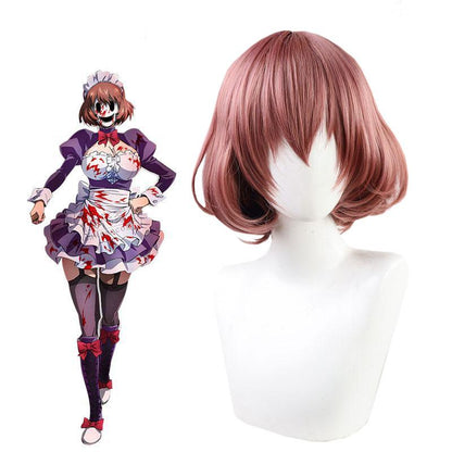 High-Rise Invasion Maid-fuku Kamen Pink Cosplay Wigs