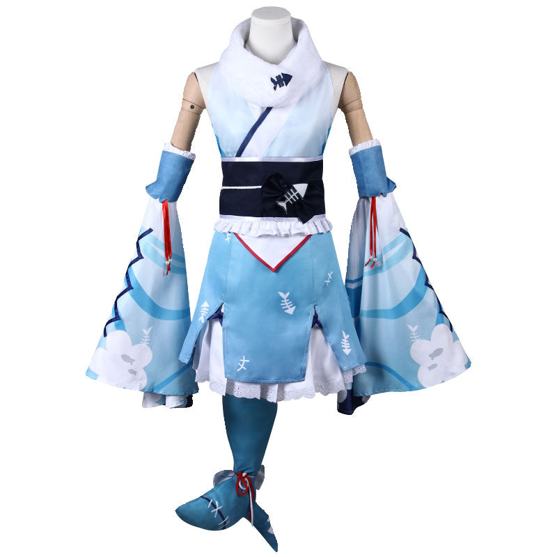 Hololive Vtuber Gawr Gura New Year Cosplay Costume