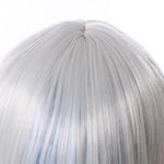 Hololive English Vtuber Gawr Gura Blue Mixed White Long Cosplay Wigs
