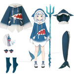 Hololive English Vtuber Gawr Gura Cosplay Costume