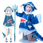 Hololive English Vtuber Gawr Gura Cosplay Costume