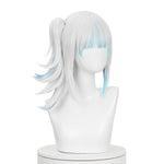 Hololive Gawr Gura CatShark Mixed Color Ponytail Cosplay Wigs