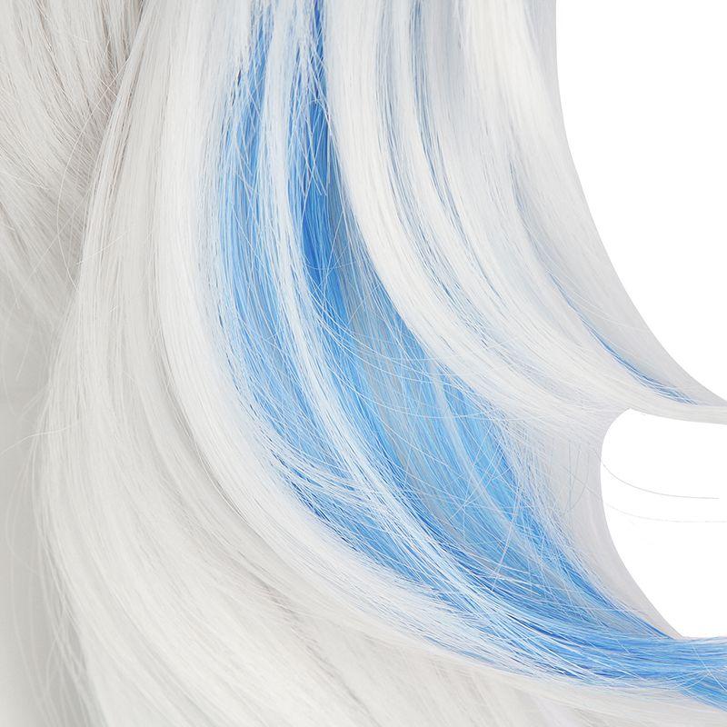 Hololive Gawr Gura CatShark Mixed Color Ponytail Cosplay Wigs