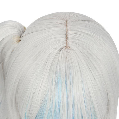 Hololive Gawr Gura CatShark Mixed Color Ponytail Cosplay Wigs