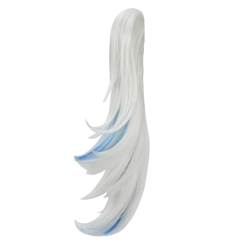 Hololive Gawr Gura CatShark Mixed Color Ponytail Cosplay Wigs