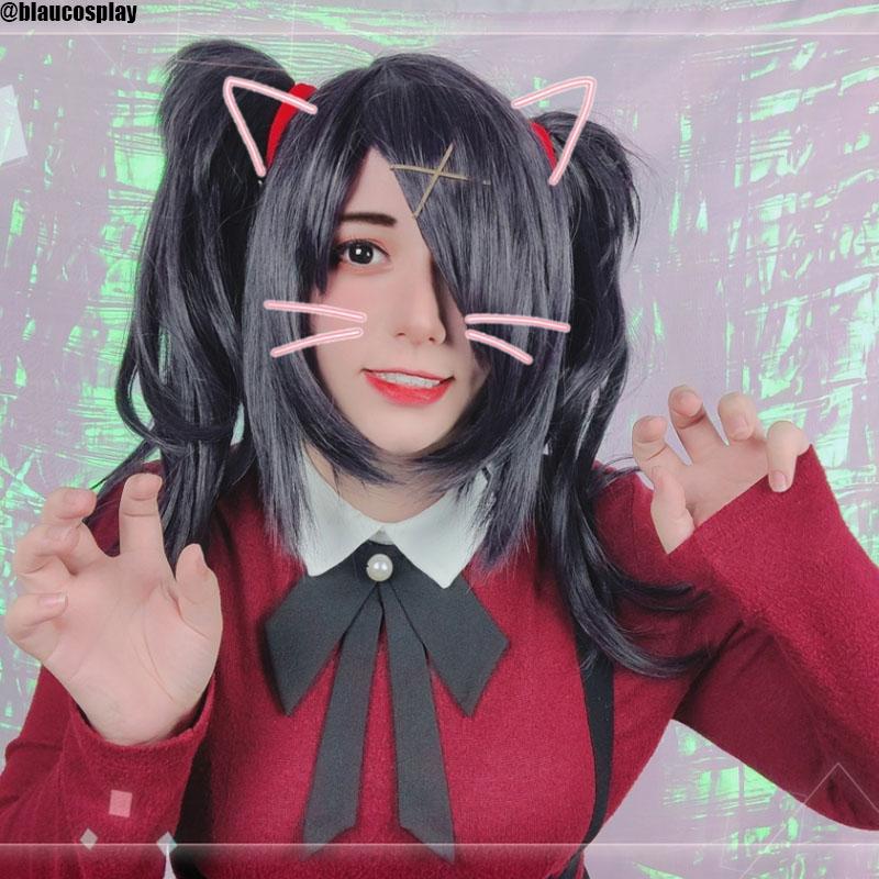 NEEDY GIRL OVERDOSE Ame-chan Black Cosplay Wigs