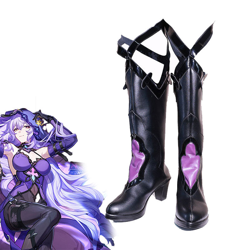 Honkai:Star Rail Black Swan Cosplay Shoes
