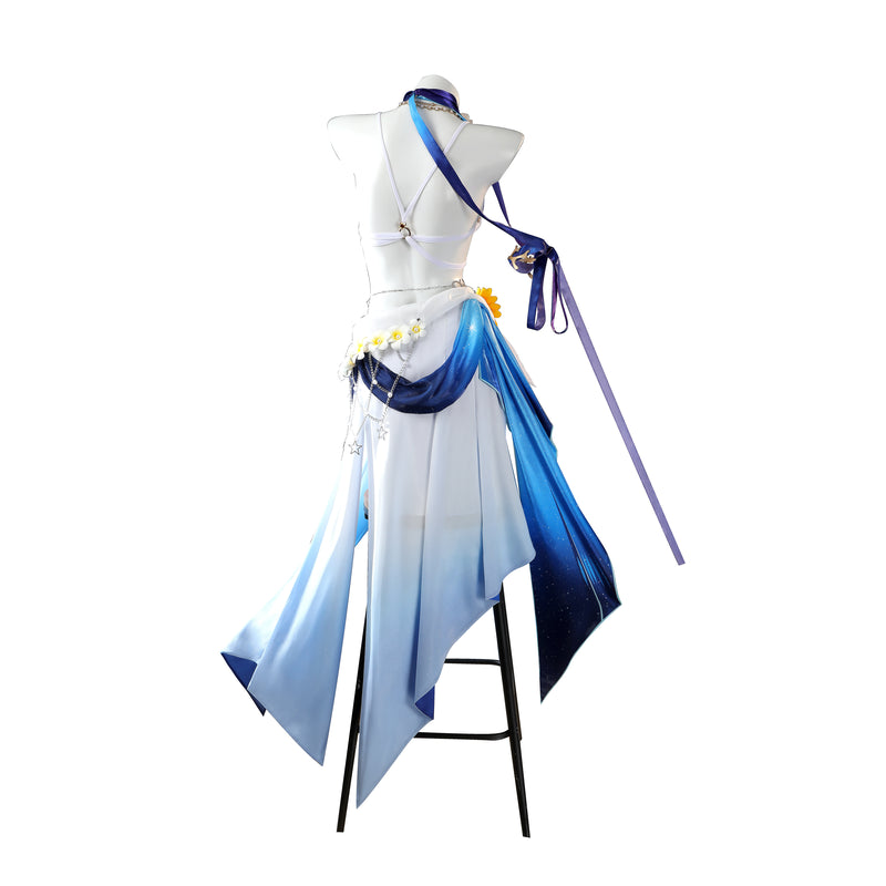 Rolecosplay Honkai Star Rail Robin Summer Cosplay Costume - full outfit back view