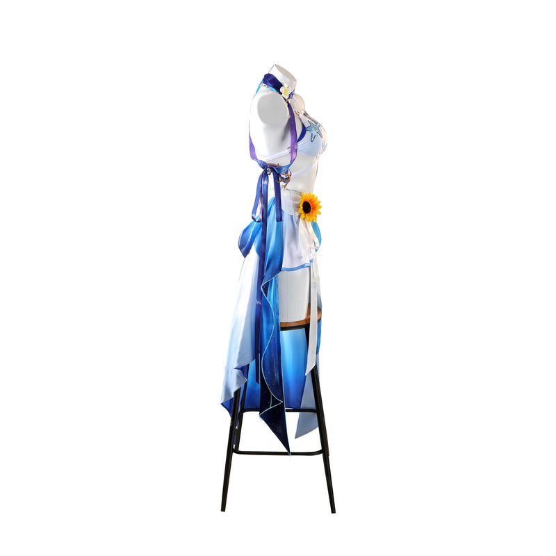 Rolecosplay Honkai Star Rail Robin Summer Cosplay Costume - full outfit side view
