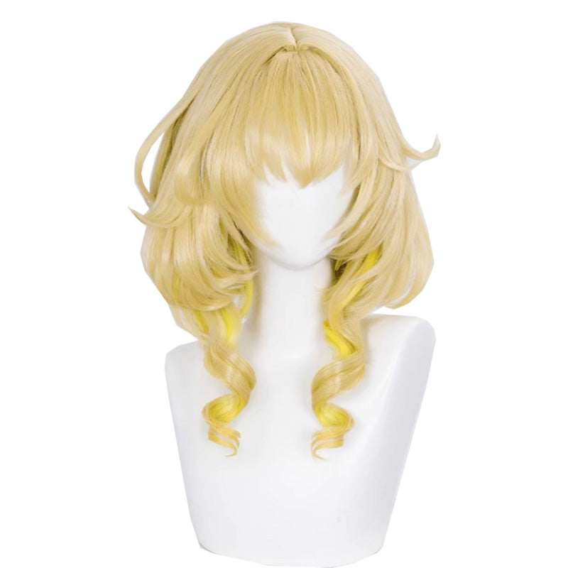 Honkai Star Rail Aglaea Blonde Cosplay Wig