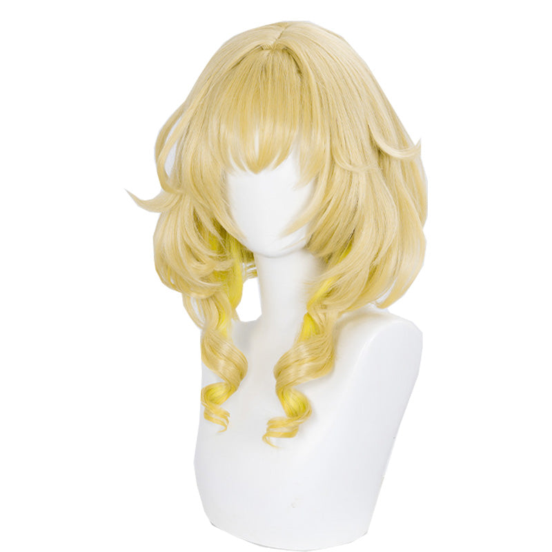 Honkai Star Rail Aglaea Blonde Cosplay Wig