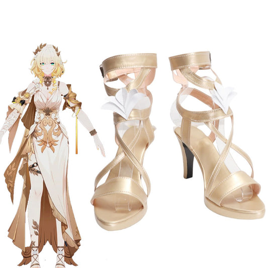 Honkai Star Rail Aglaea Cosplay Shoes