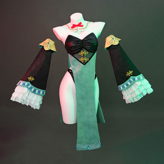 Honkai Star Rail Huohuo Little Zombie Sexy Halloween Cosplay Costume