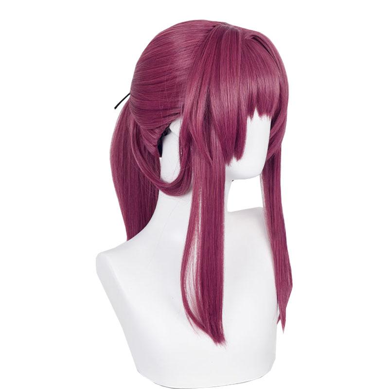 Honkai Star Rail Kafka Wine Red Cosplay Wigs