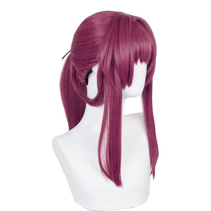 Honkai Star Rail Kafka Wine Red Cosplay Wigs