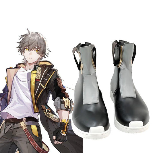 Honkai Star Rail Male The Trailblazer Caelus Cosplay Shoes