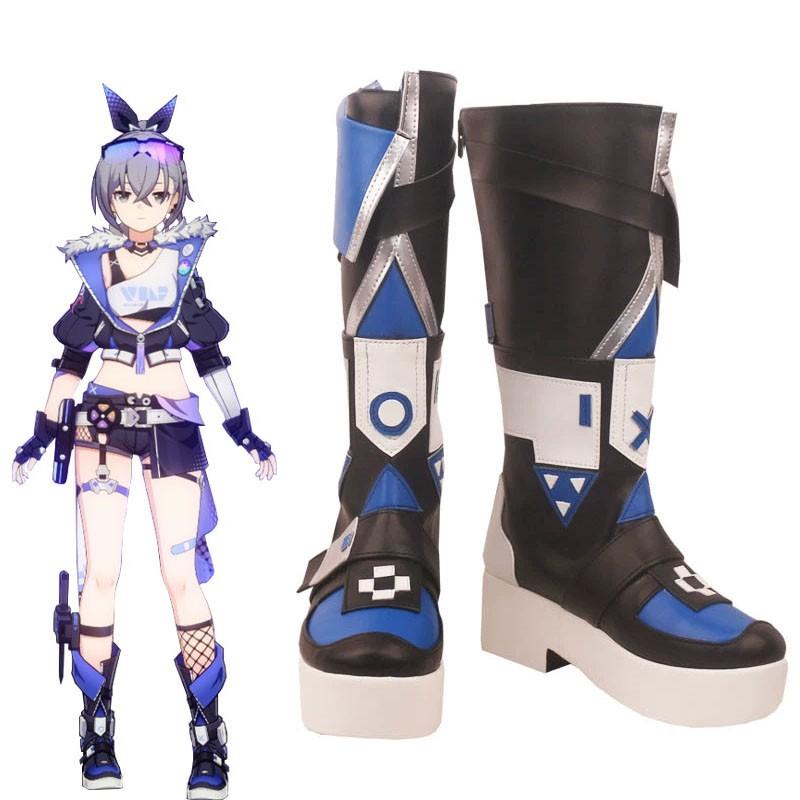 Honkai Star Rail Silver Wolf Cosplay Shoes