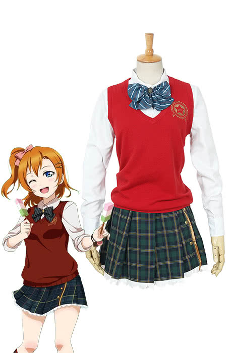 Love Live! Honoka Kousaka Cosplay Costumes Classic Shool Clothing