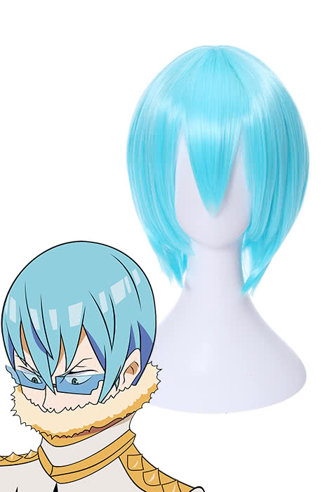 Kill La Kill Houka Inumuta Anime Men Short Blue Cosplay Wigs