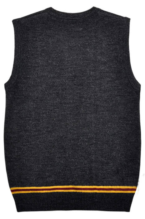 Harry Potter Gryffindor Vest Sweater School Uniform Dark Gray