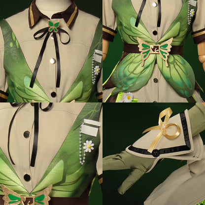 Infinity Nikki Emerald Fluttering Cosplay Costume