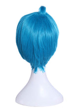 Inside Out Joy Light Blue Anime Short Cosplay Wigs