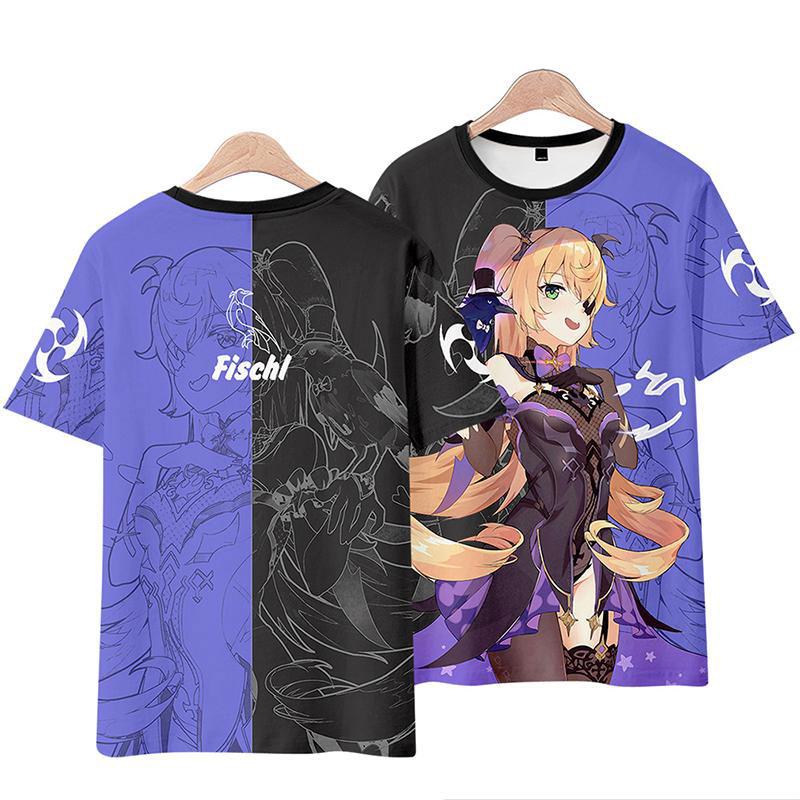 Inspired by Genshin Impact Fischl T-shirt Cosplay Costume