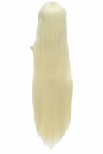 100cm Long Inu x Boku SS Yukinokouji Nobara Cosplay Wig Pale Golden Staright Wigs
