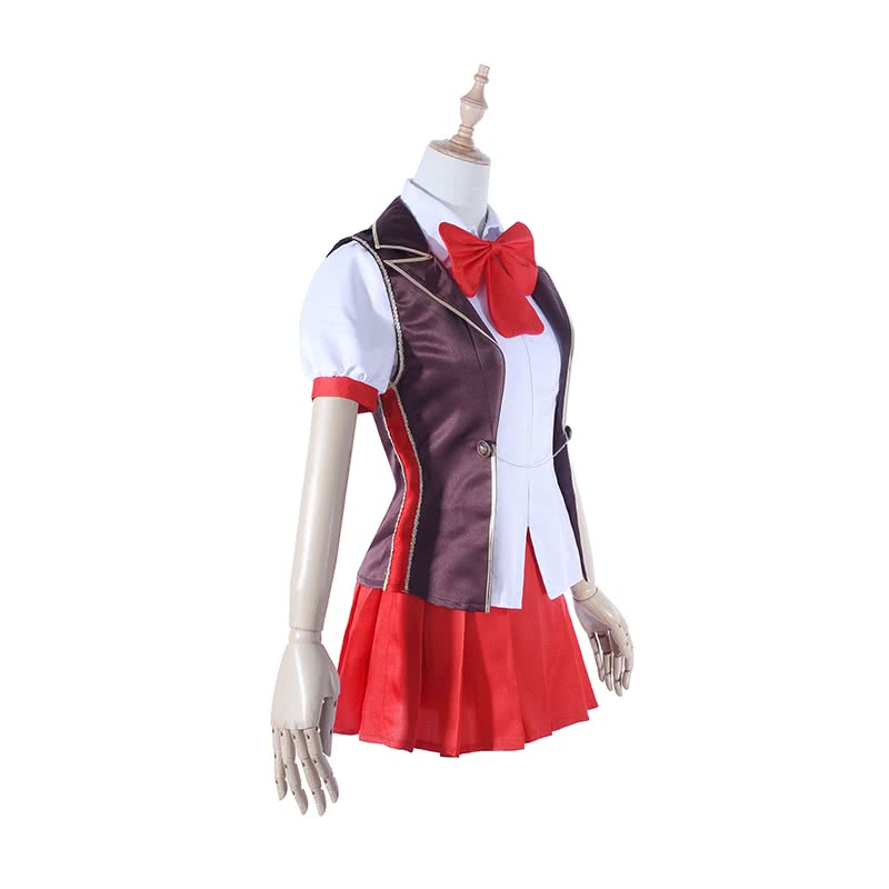 Back Street Girls Uniform Suit Red Skirt Tie Dress Cosplay Costume-3