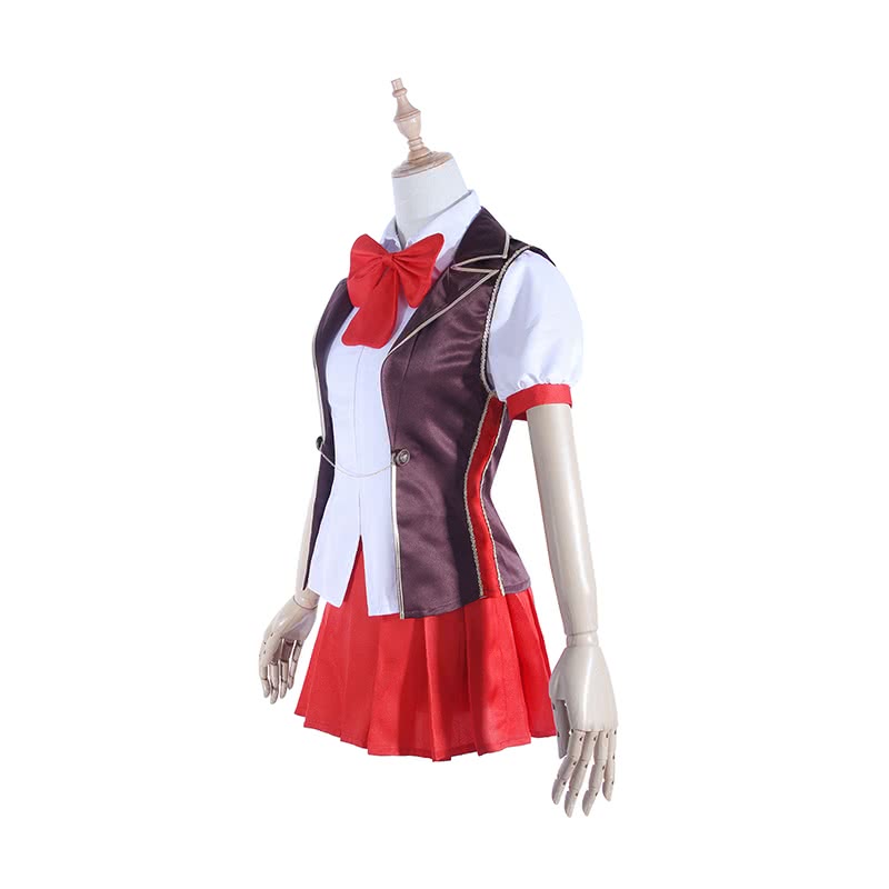 Back Street Girls Uniform Suit Red Skirt Tie Dress Cosplay Costume-2