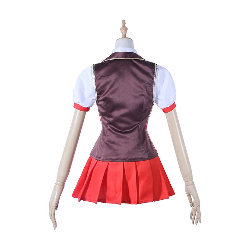 Back Street Girls Uniform Suit Red Skirt Tie Dress Cosplay Costume-4