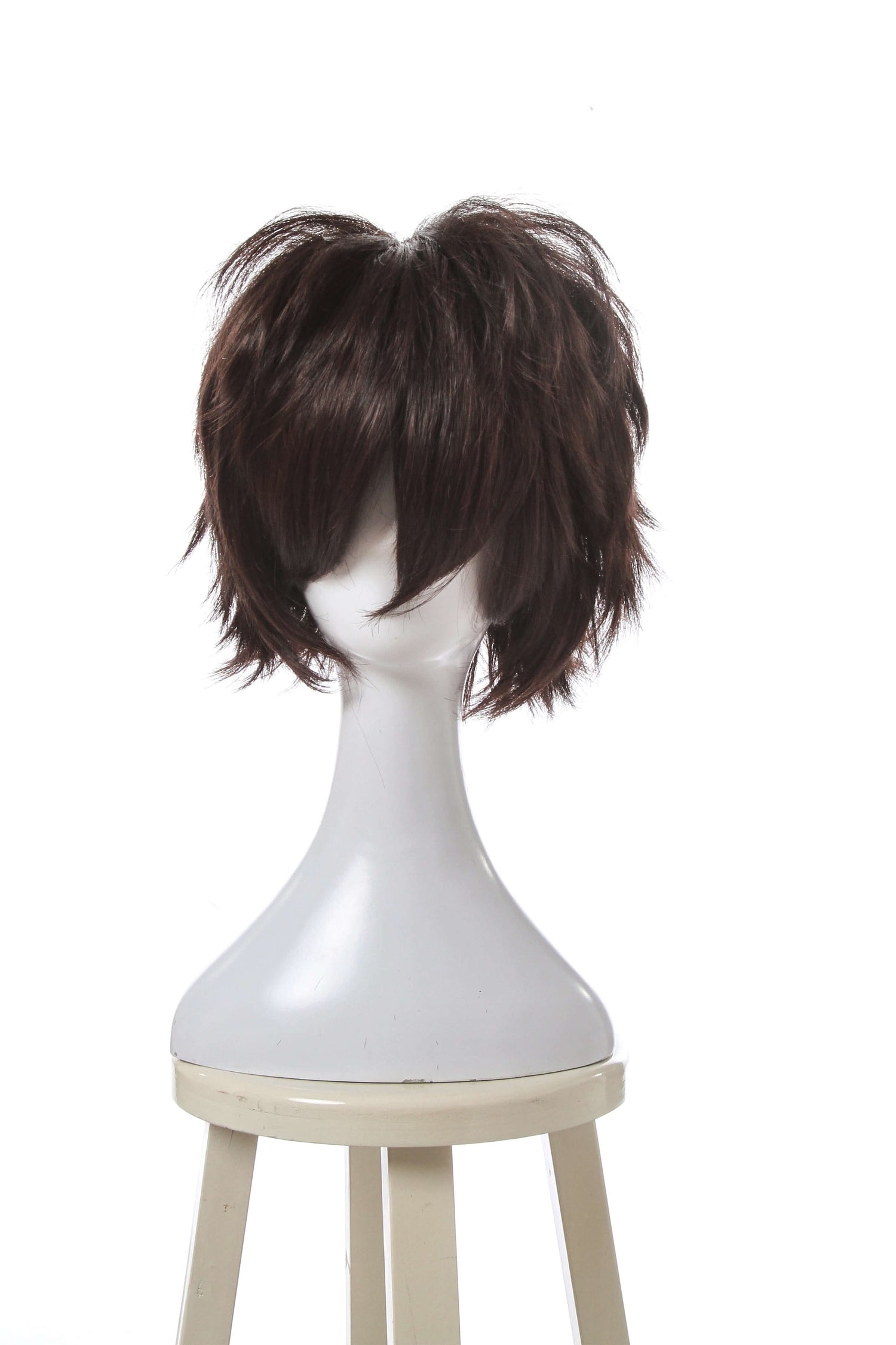 24CM Short Dark Brown General Utility Party Cosplay Wig