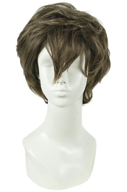 30CM Terror In Resonance Twelve Smoke Brown Wavy Cosplay Wig