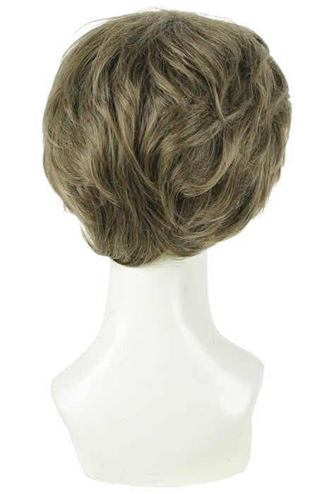 30CM Terror In Resonance Twelve Smoke Brown Wavy Cosplay Wig