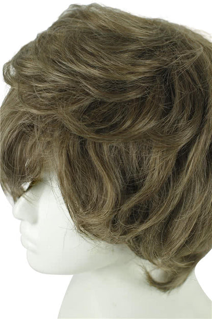 30CM Terror In Resonance Twelve Smoke Brown Wavy Cosplay Wig