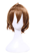 Brown anime cosplay wig