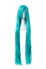 Fashion Woman Long Green Synthetic Woman Wigs