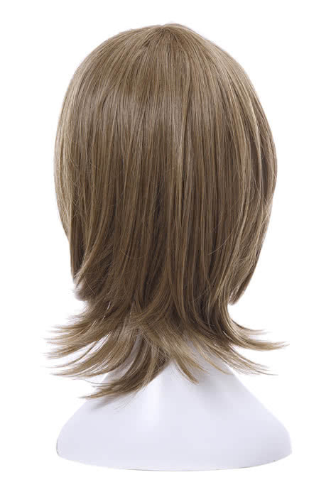 Persona 5 Goro Akechi Short Curly Flaxen Synthetic Men Cosplay Wigs