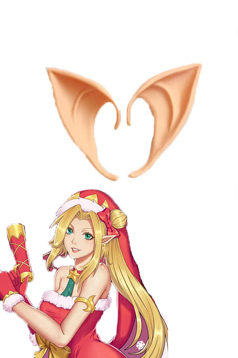 LOL Christmas Jinx Game Cosplay Ears