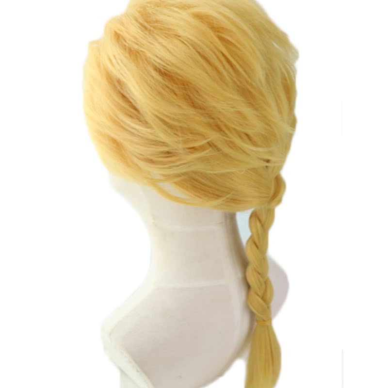 JoJo no Kimyou na Bouken Ougon no Kaze Giorno Giovanna Blonde Cosplay Wigs 