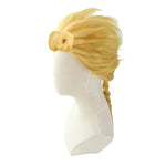 JoJo no Kimyou na Bouken Ougon no Kaze Giorno Giovanna Blonde Cosplay Wigs 
