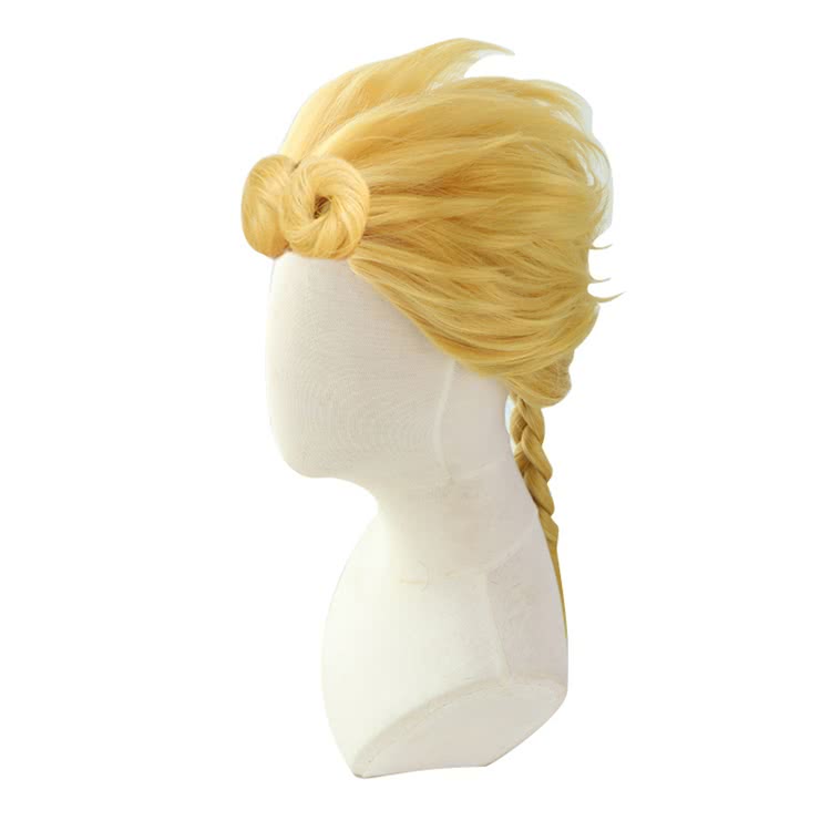 JoJo no Kimyou na Bouken Ougon no Kaze Giorno Giovanna Blonde Cosplay Wigs 