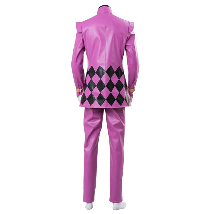  JoJo no Kimyou na Bouken Ougon no Kaze Giorno Giovanna  Pink  Full Set  Cosplay Costume