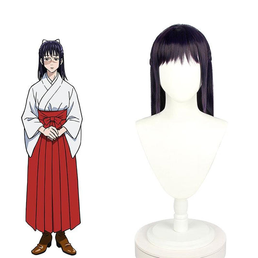 Jujutsu Kaisen Iori  Utahime Blue Mixed Purple Long Cosplay Wigs