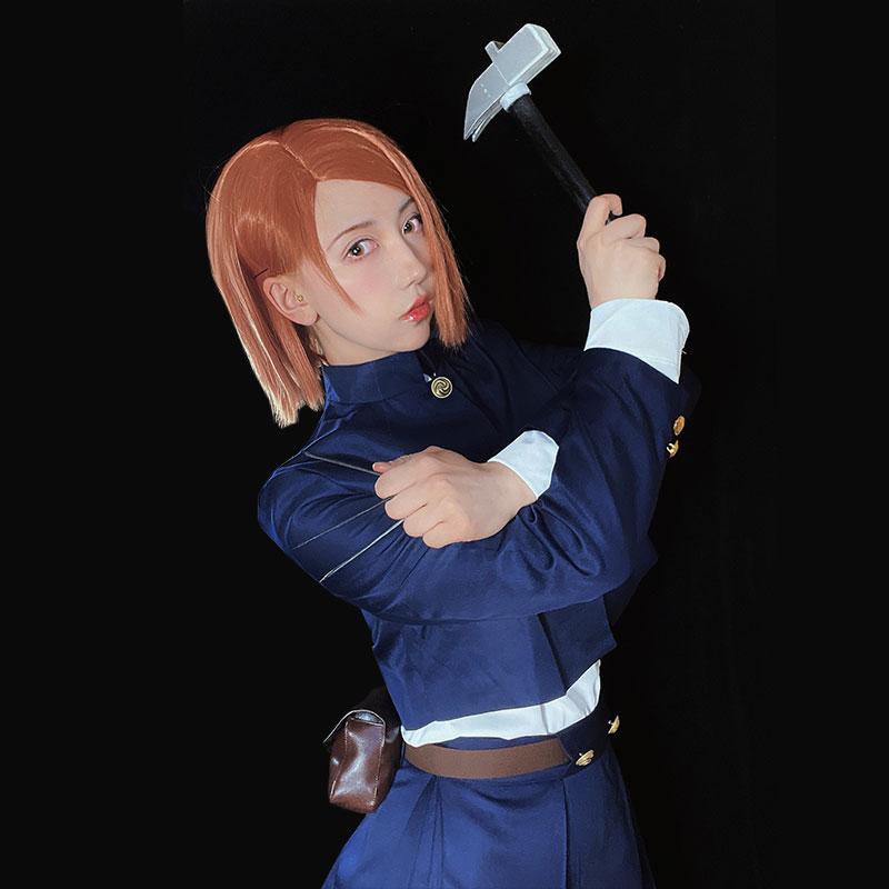 Jujutsu Kaisen Kugisaki Nobara Orange Cosplay Wigs
